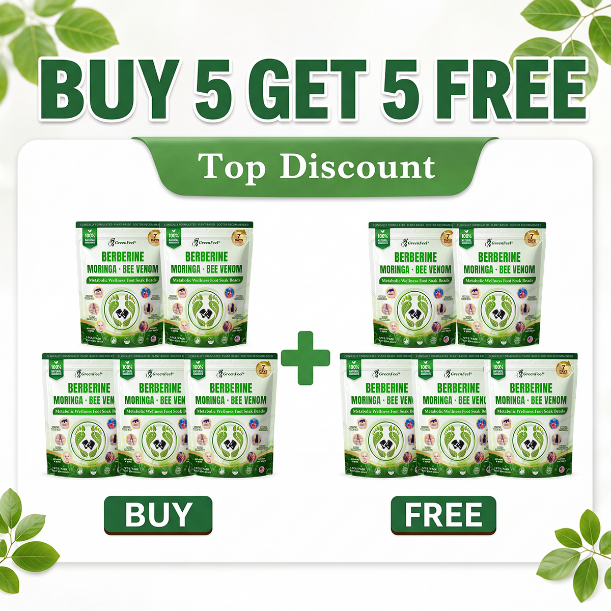 🇺🇸👩‍⚕️𝐎𝐟𝐟𝐢𝐜𝐢𝐚𝐥 𝐁𝐫𝐚𝐧𝐝 𝐒𝐭𝐨𝐫𝐞 |🌿𝑮𝒓𝒆𝒆𝒏𝑭𝒆𝒆𝒍® 𝑩𝒆𝒓𝒃𝒆𝒓𝒊𝒏𝒆 𝑴𝒐𝒓𝒊𝒏𝒈𝒂- 𝑩𝒆𝒆 𝑽𝒆𝒏𝒐𝒎 Metabolic Wellness Detox Foot Soak Beads