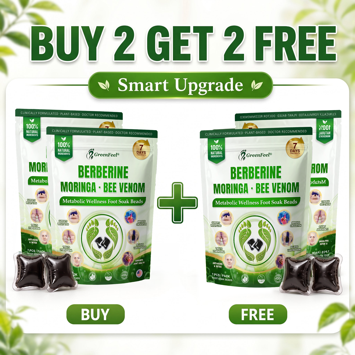 🇺🇸👩‍⚕️𝐎𝐟𝐟𝐢𝐜𝐢𝐚𝐥 𝐁𝐫𝐚𝐧𝐝 𝐒𝐭𝐨𝐫𝐞 |🌿𝑮𝒓𝒆𝒆𝒏𝑭𝒆𝒆𝒍® 𝑩𝒆𝒓𝒃𝒆𝒓𝒊𝒏𝒆 𝑴𝒐𝒓𝒊𝒏𝒈𝒂- 𝑩𝒆𝒆 𝑽𝒆𝒏𝒐𝒎 Metabolic Wellness Detox Foot Soak Beads