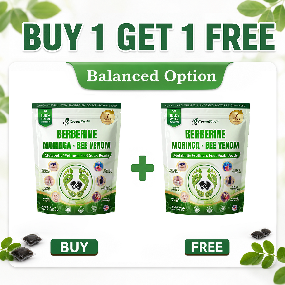 🇺🇸👩‍⚕️𝐎𝐟𝐟𝐢𝐜𝐢𝐚𝐥 𝐁𝐫𝐚𝐧𝐝 𝐒𝐭𝐨𝐫𝐞 |🌿𝑮𝒓𝒆𝒆𝒏𝑭𝒆𝒆𝒍® 𝑩𝒆𝒓𝒃𝒆𝒓𝒊𝒏𝒆 𝑴𝒐𝒓𝒊𝒏𝒈𝒂- 𝑩𝒆𝒆 𝑽𝒆𝒏𝒐𝒎 Metabolic Wellness Detox Foot Soak Beads