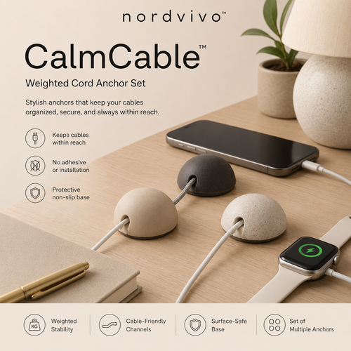 nordvivo™ CalmCable™ Weighted Cord Anchor Set